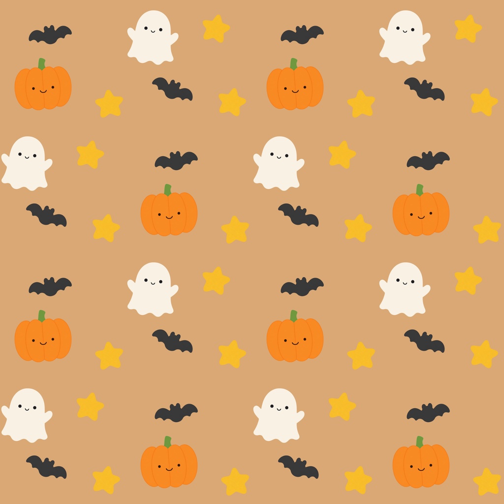 くすみカラーのやさしいハロウィン シームレスパターン10選