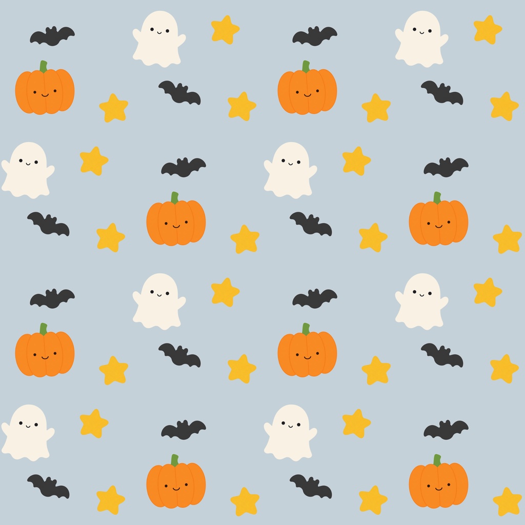 くすみカラーのやさしいハロウィン シームレスパターン10選