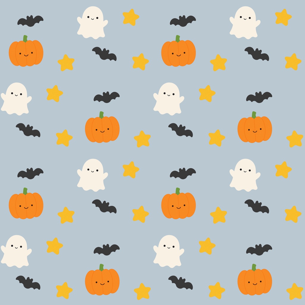 くすみカラーのやさしいハロウィン シームレスパターン10選