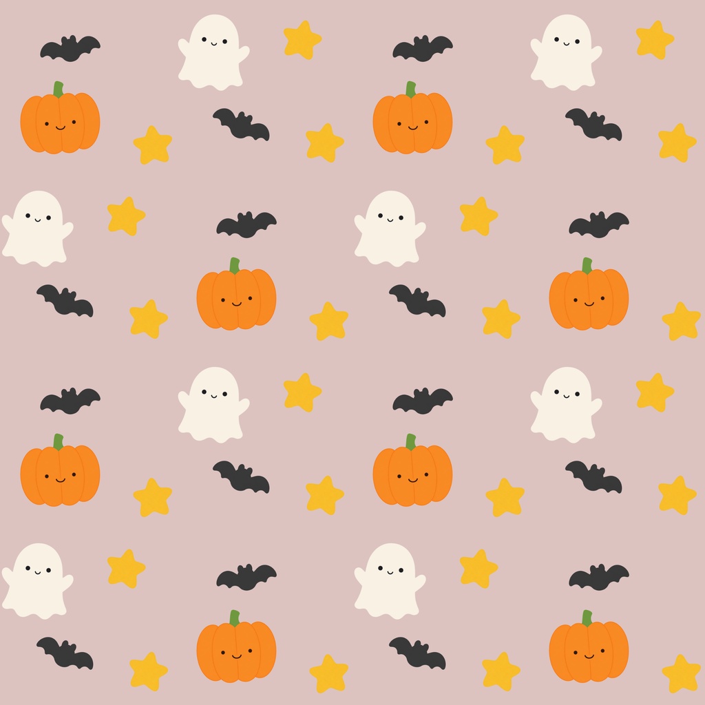 くすみカラーのやさしいハロウィン シームレスパターン10選