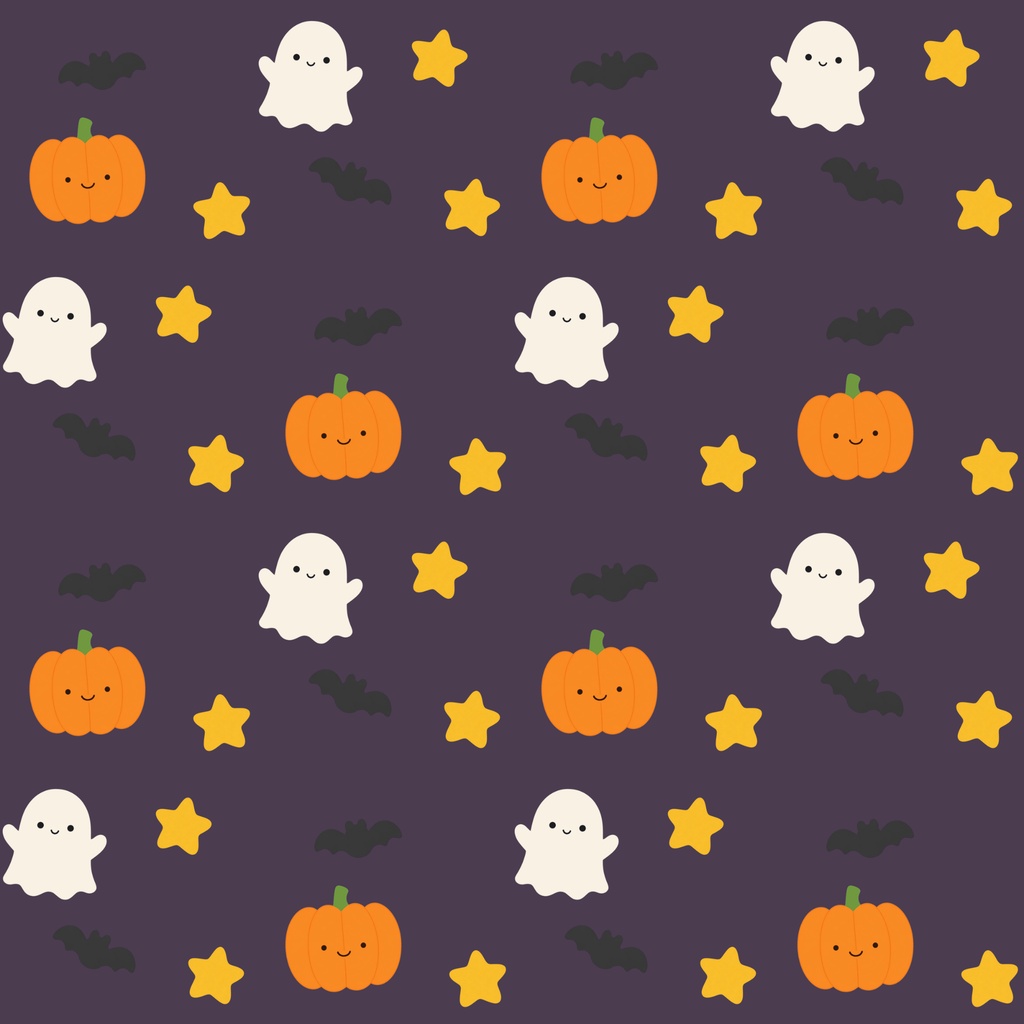 くすみカラーのやさしいハロウィン シームレスパターン10選