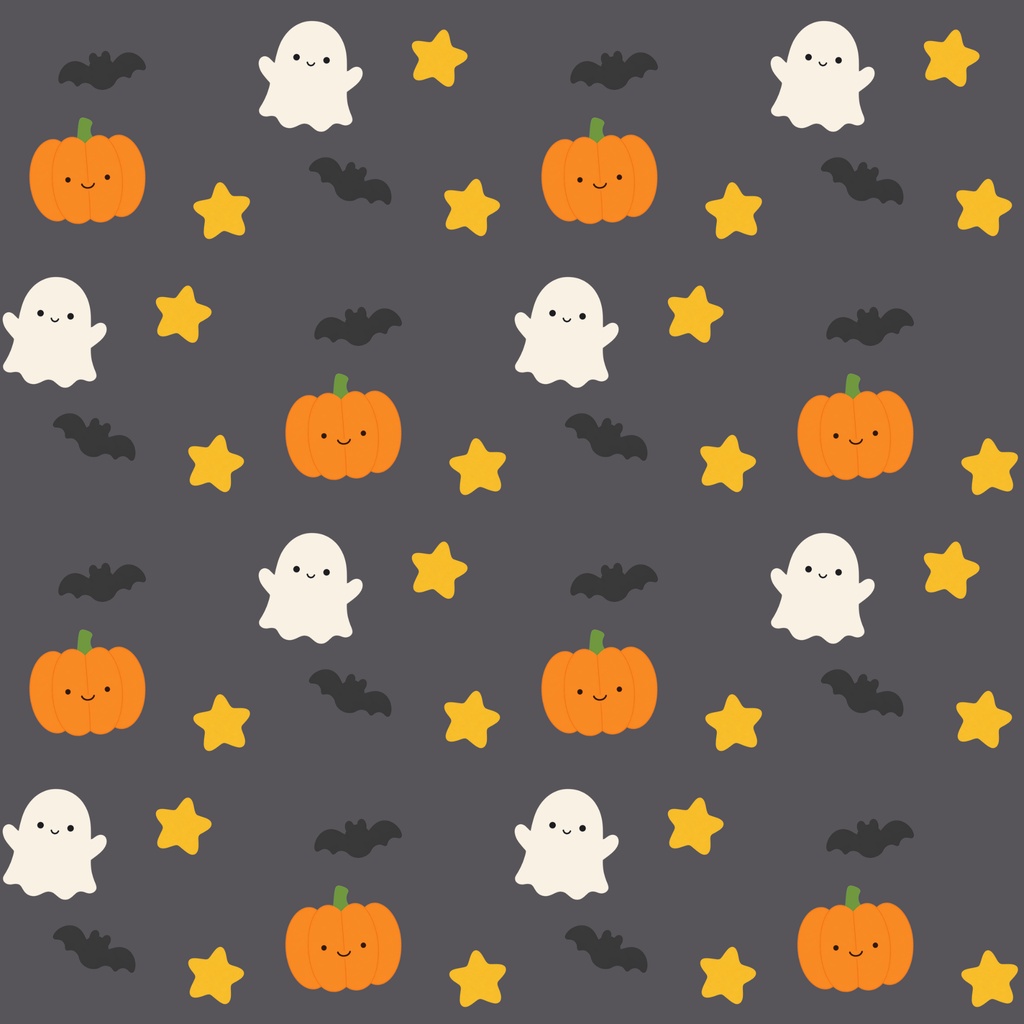 くすみカラーのやさしいハロウィン シームレスパターン10選