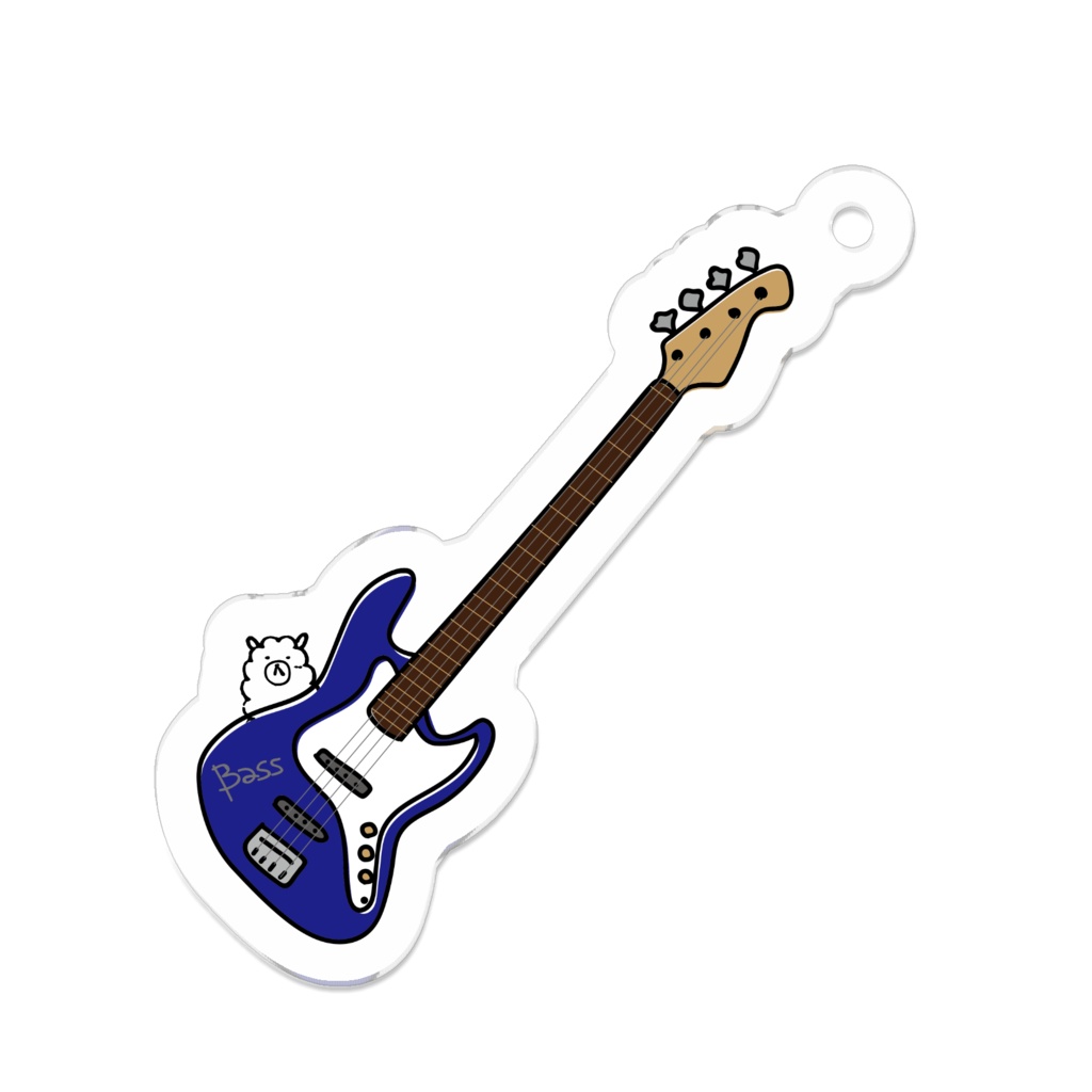 アクリルキーホルダー(あるぱかとべーす。)
