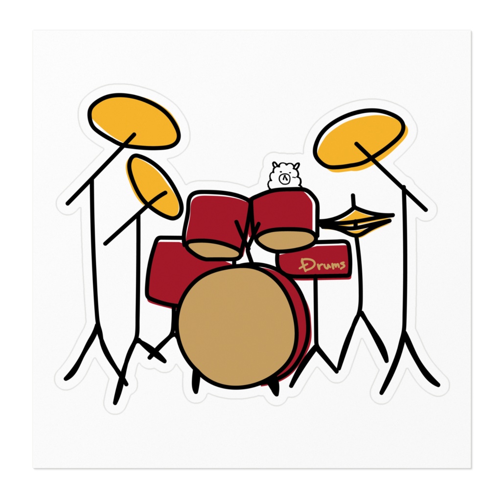 ステッカー(あるぱかとどらむ。)