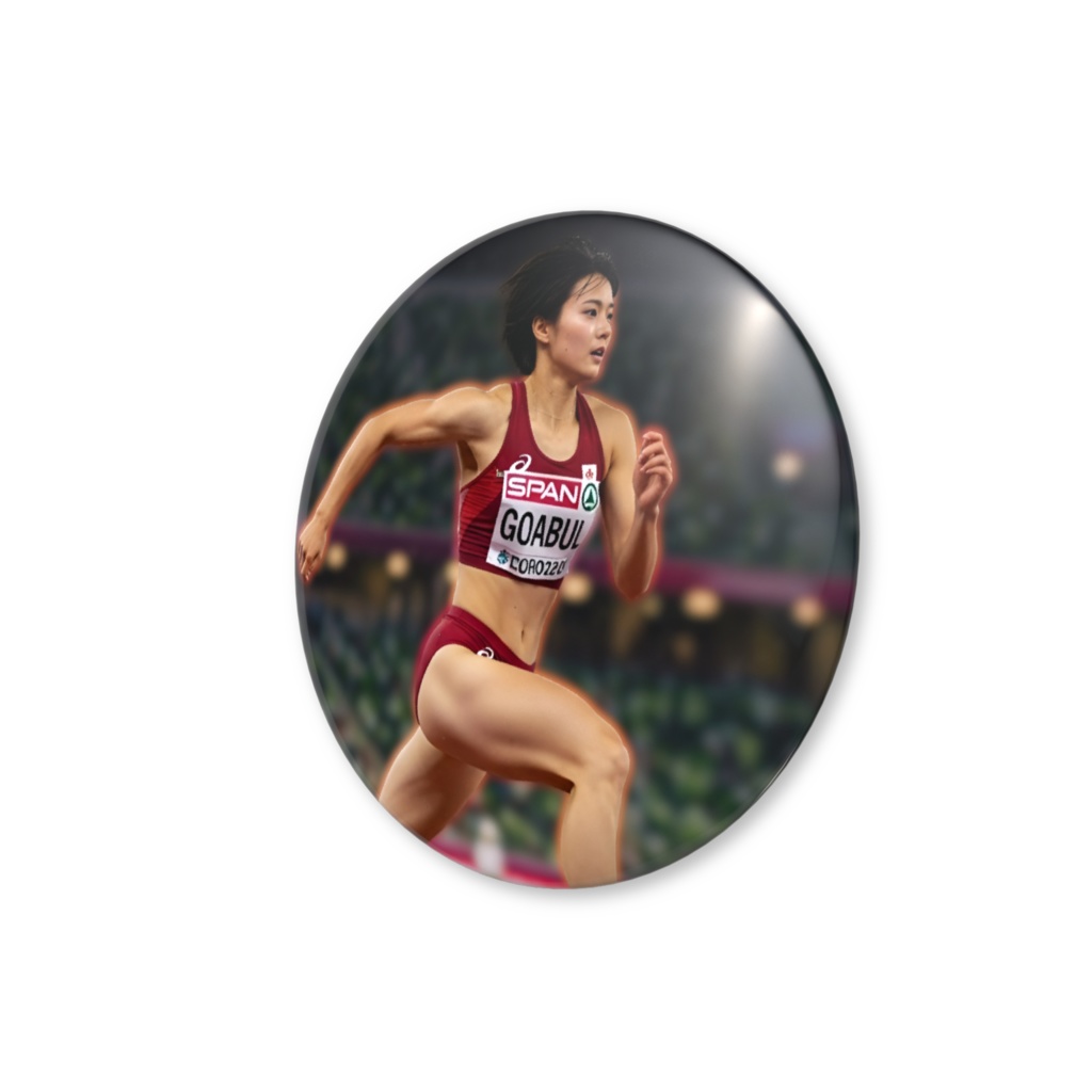 【AI美女】陸上女子 早稲田大学カラー 高跳び