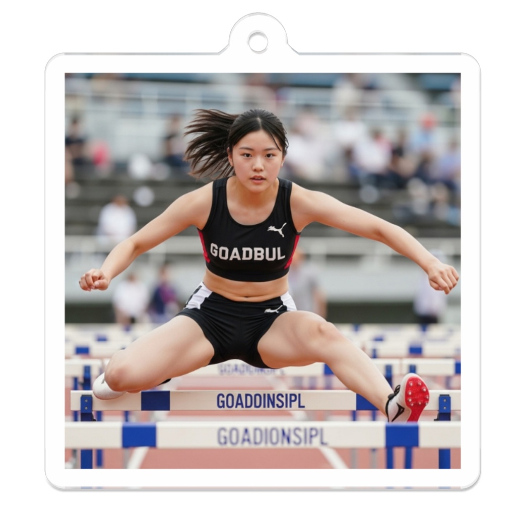 【アクリルキー】入江亜衣④(中京大付属高校)2年・400mハードル高校記録保持者 #AI美女#陸上競技