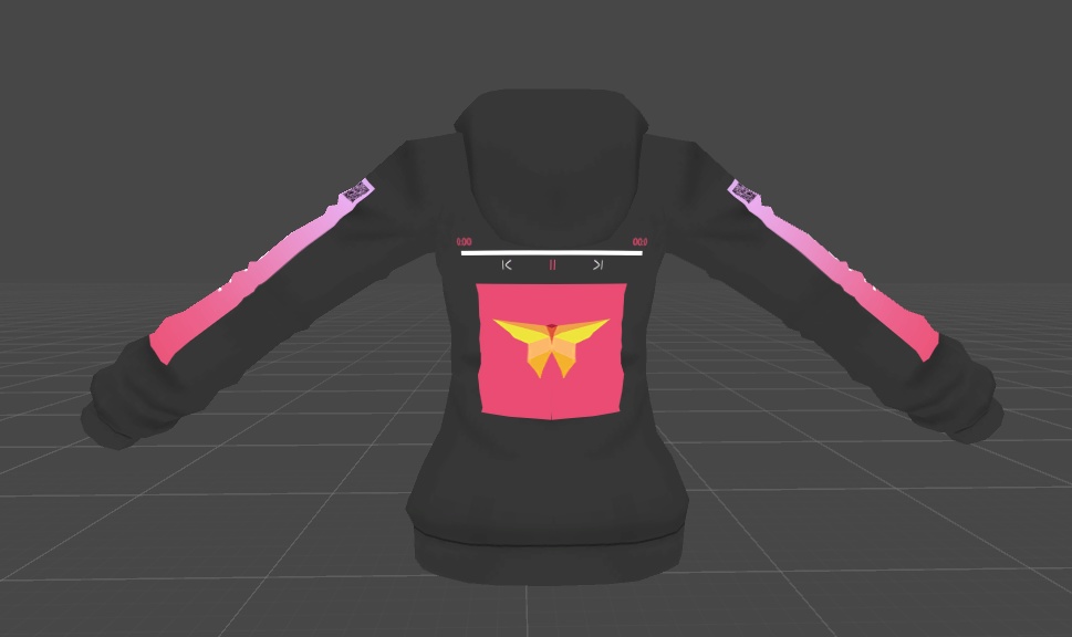 Ticket Hoodi & Music Player Hoodi