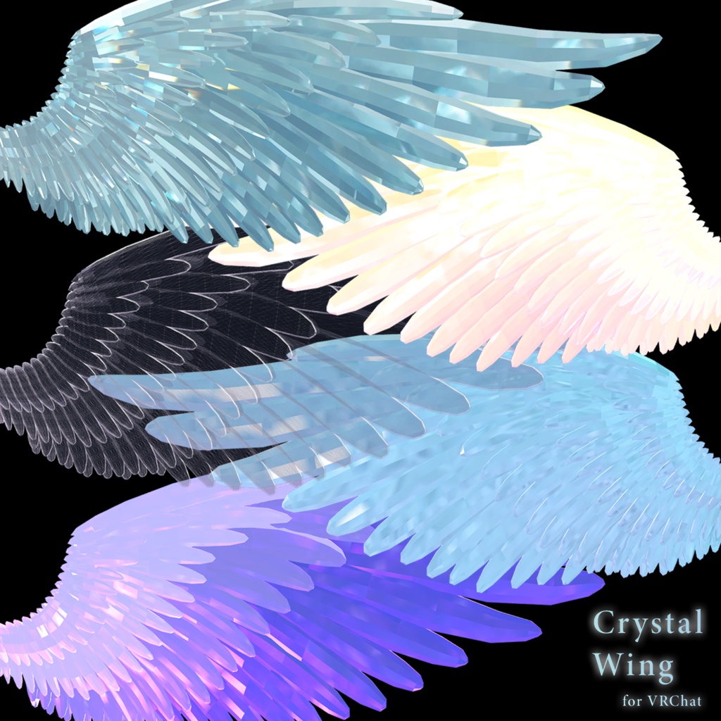 【動く】˙˚ʚ Crystal Angel Wing ɞ˚˙【MA対応】