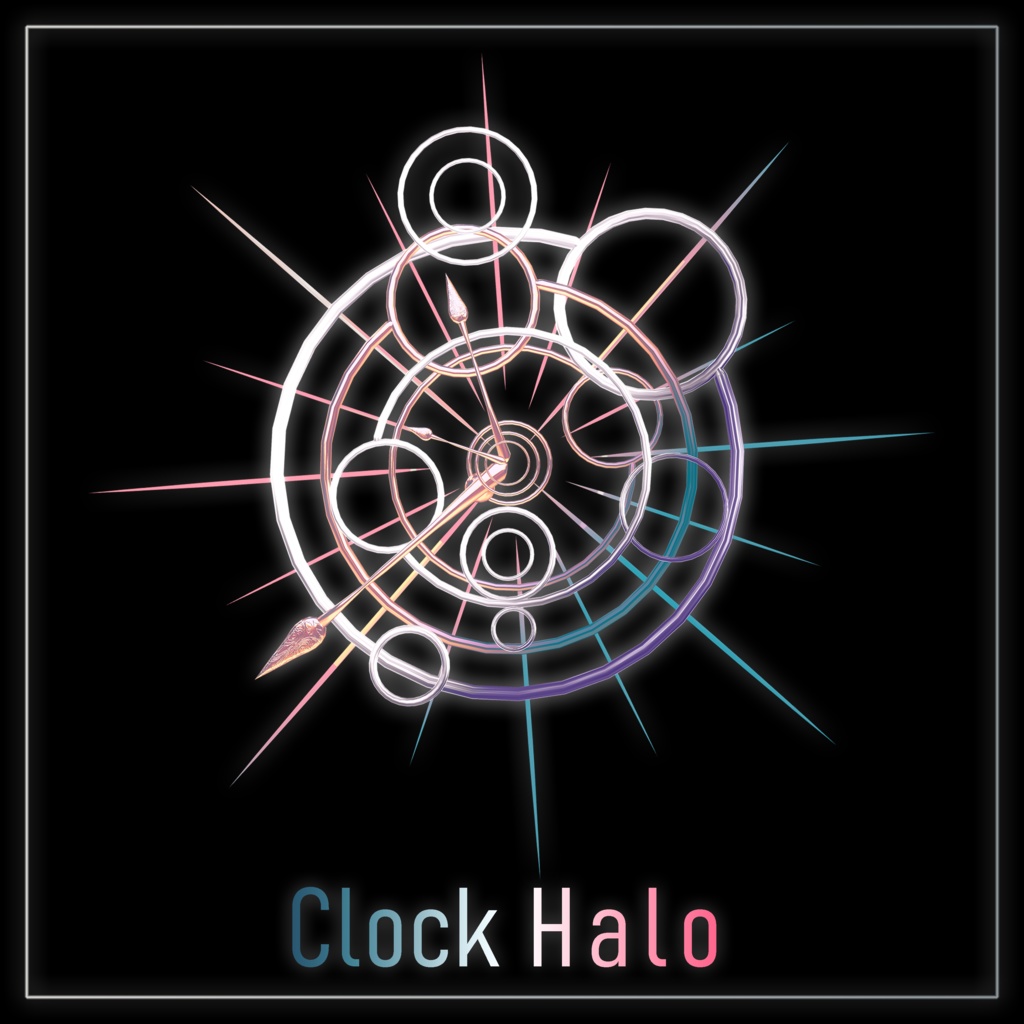 ≪ SALE ≫【動く】 ࣪𖤐CLOCK HALOִ ࣪𖤐【MA対応】