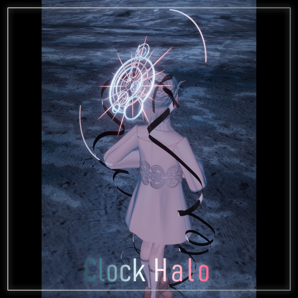 【14パーツで動く】 ࣪𖤐CLOCK HALOִ ࣪𖤐【MA対応】