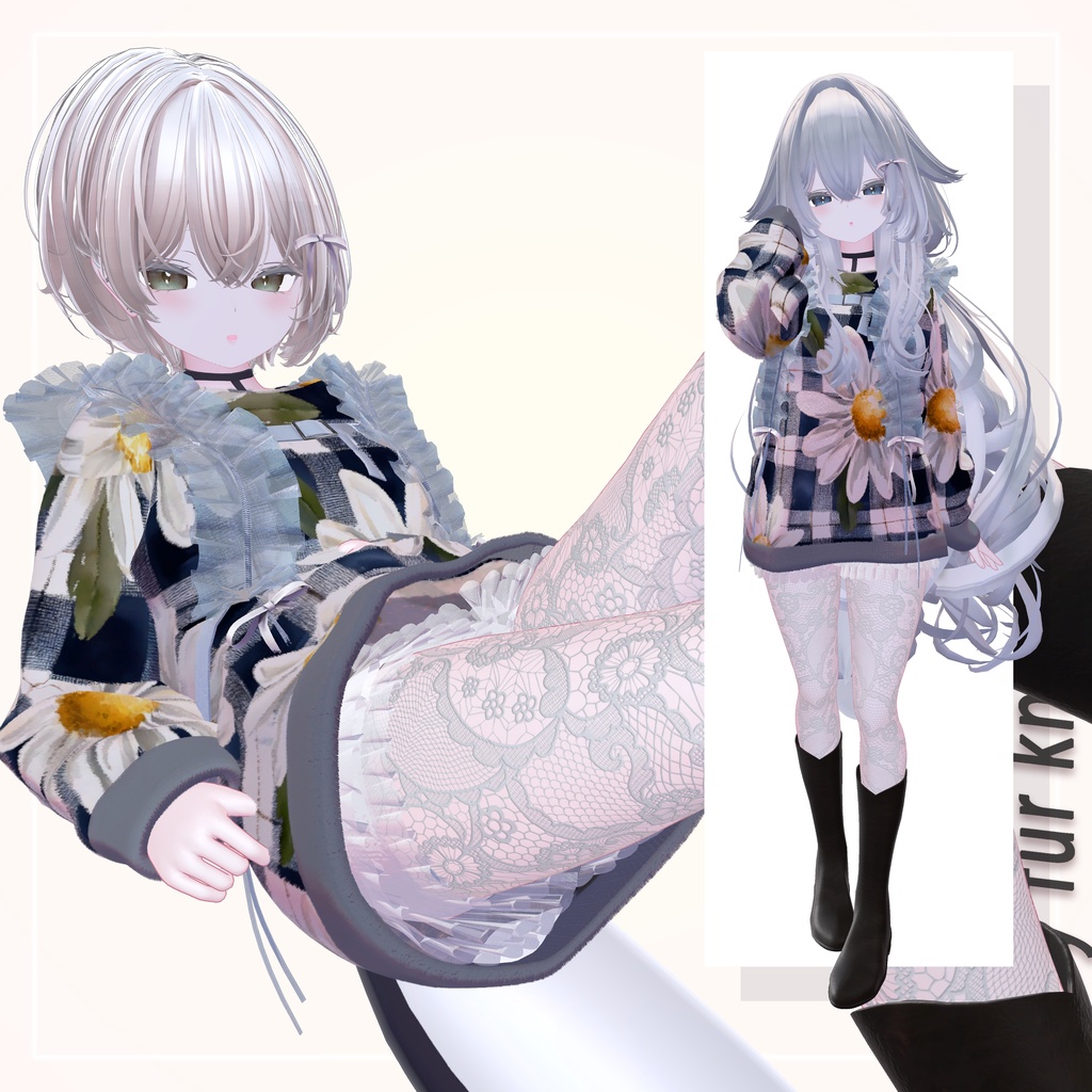 【販売開始記念SALE】🍂cozy fur knit🍂【8+αアバター対応】