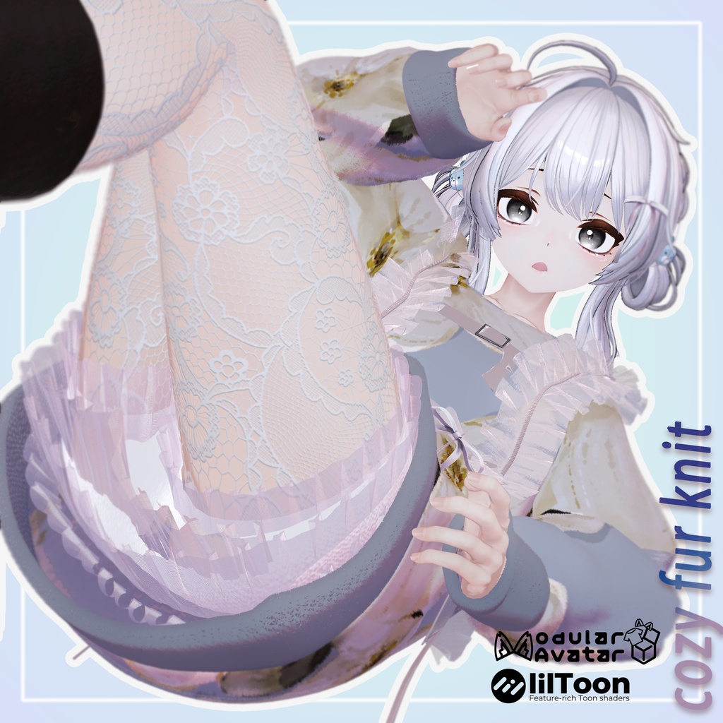 【販売開始記念SALE】🍂cozy fur knit🍂【8+αアバター対応】