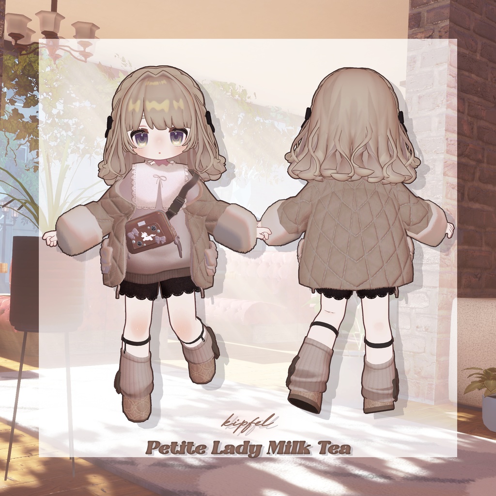 【販売記念SALE❣】˖ . ݁𝜗𝜚. ݁₊Petite Lady Milk Tea☕˖ . ݁𝜗𝜚. ݁₊【5+αアバター対応】