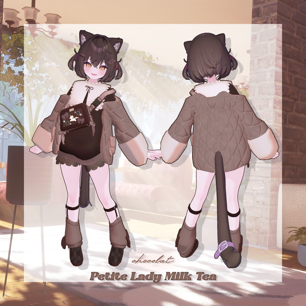 【販売記念SALE❣】˖ . ݁𝜗𝜚. ݁₊Petite Lady Milk Tea☕˖ . ݁𝜗𝜚. ݁₊【5+αアバター対応】