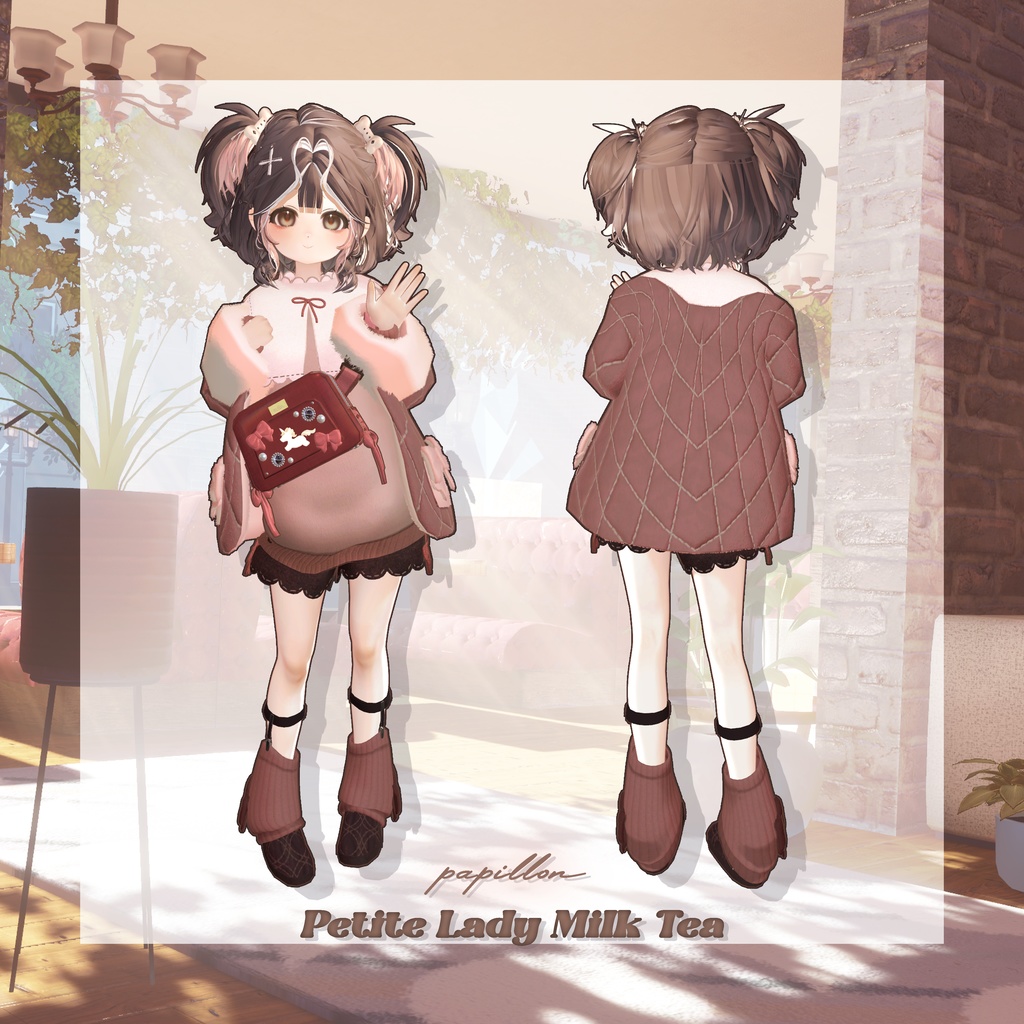 【販売記念SALE❣】˖ . ݁𝜗𝜚. ݁₊Petite Lady Milk Tea☕˖ . ݁𝜗𝜚. ݁₊【5+αアバター対応】
