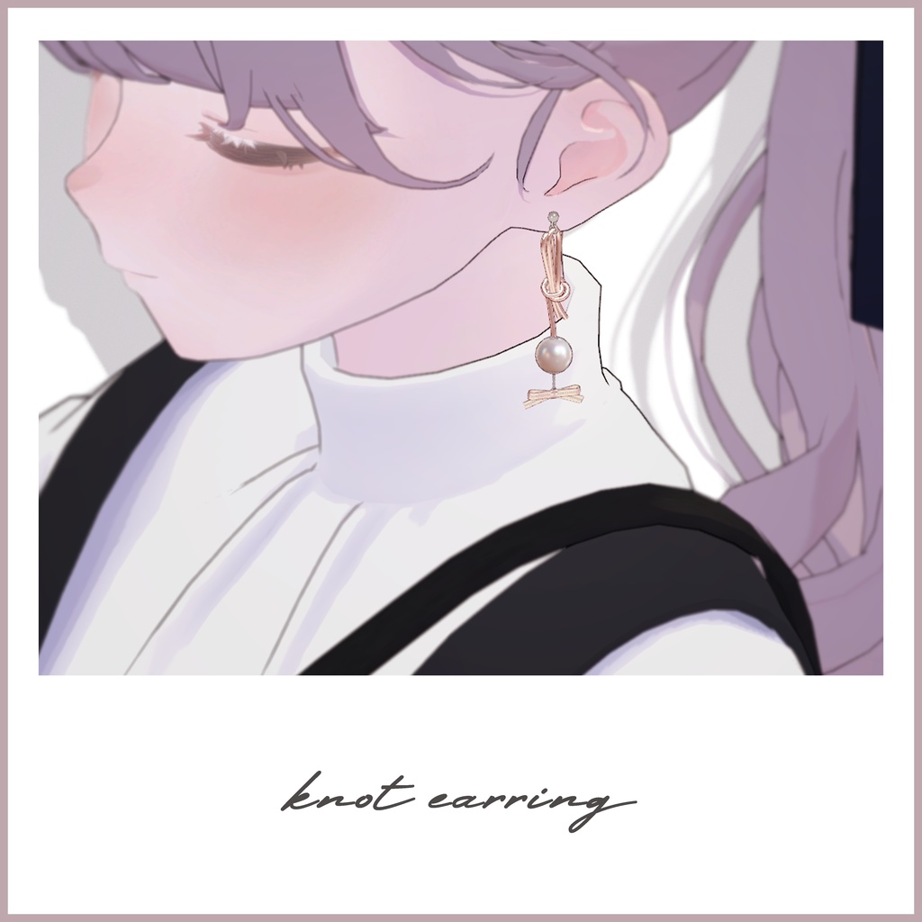 ┈ knot earring ┈