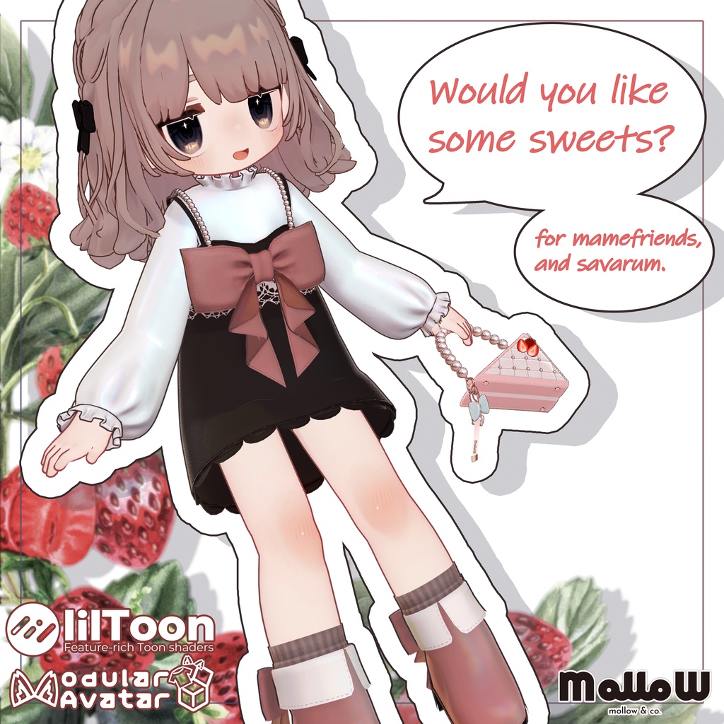 SALE ⋈˚.🎀Would you like some sweets?🍰【サバラム、まめふれんず対応】