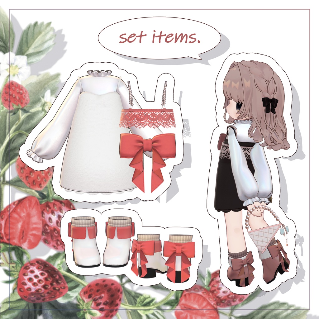 SALE ⋈˚.🎀Would you like some sweets?🍰【サバラム、まめふれんず対応】