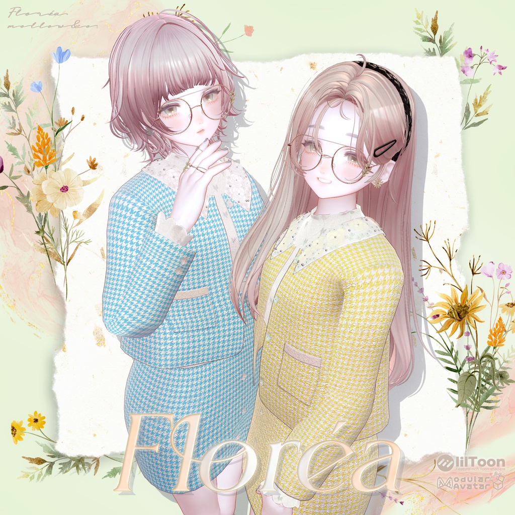 『 Floréa 』複数アバター対応衣装