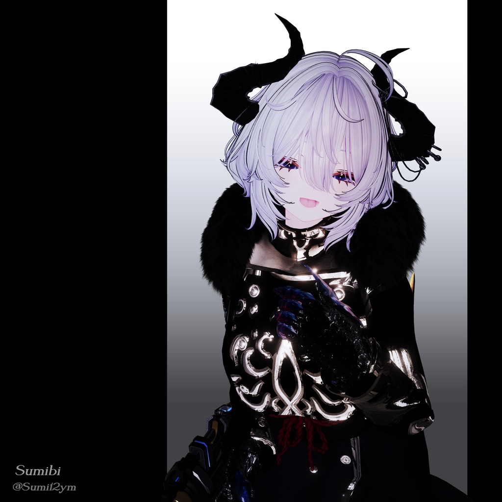 【24H限定無料】Duskram Horns【全アバター対応装飾】