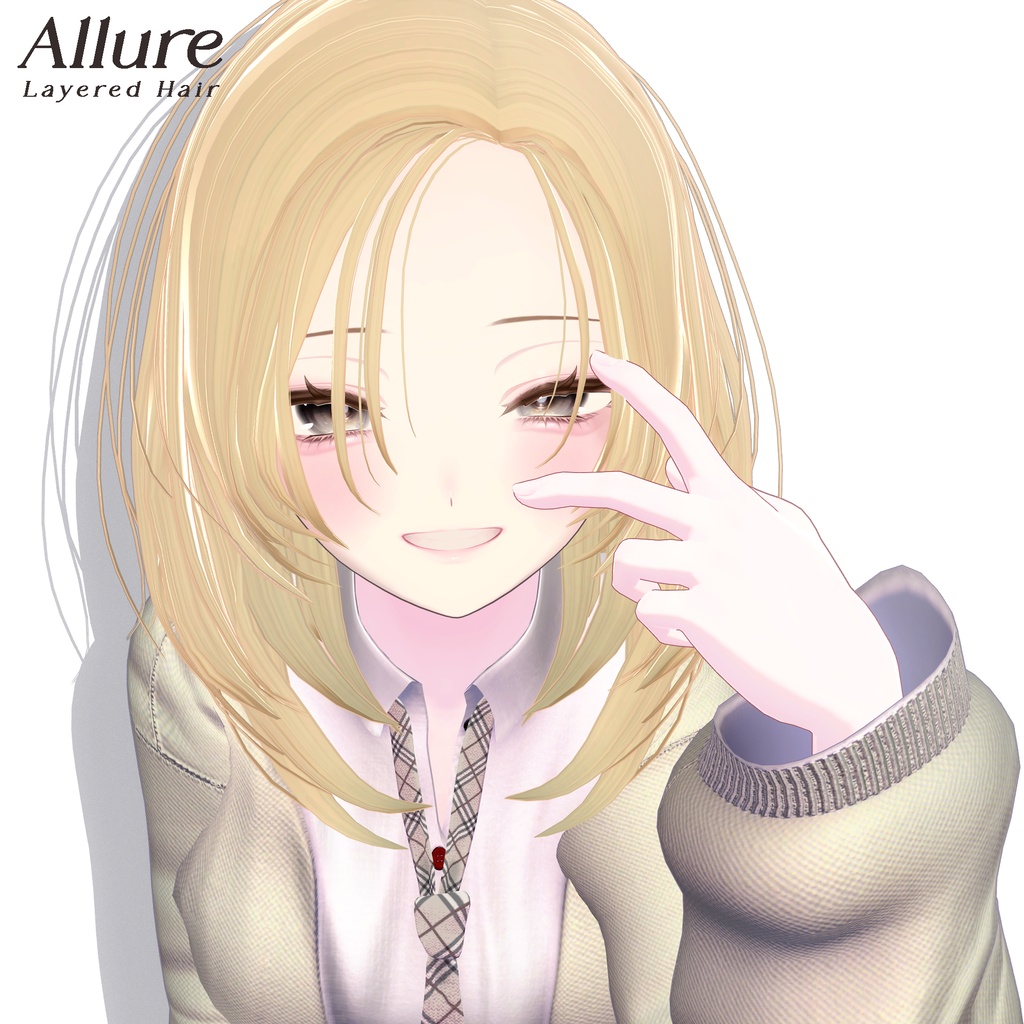 【販売記念SALE】Allure Layered Hair【7アバター対応】
