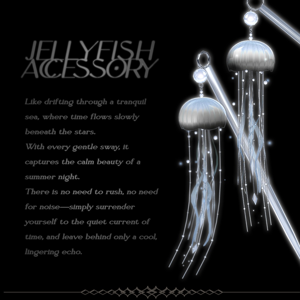 ✧ Jellyfish accessory ✧ Kanzashi ✧