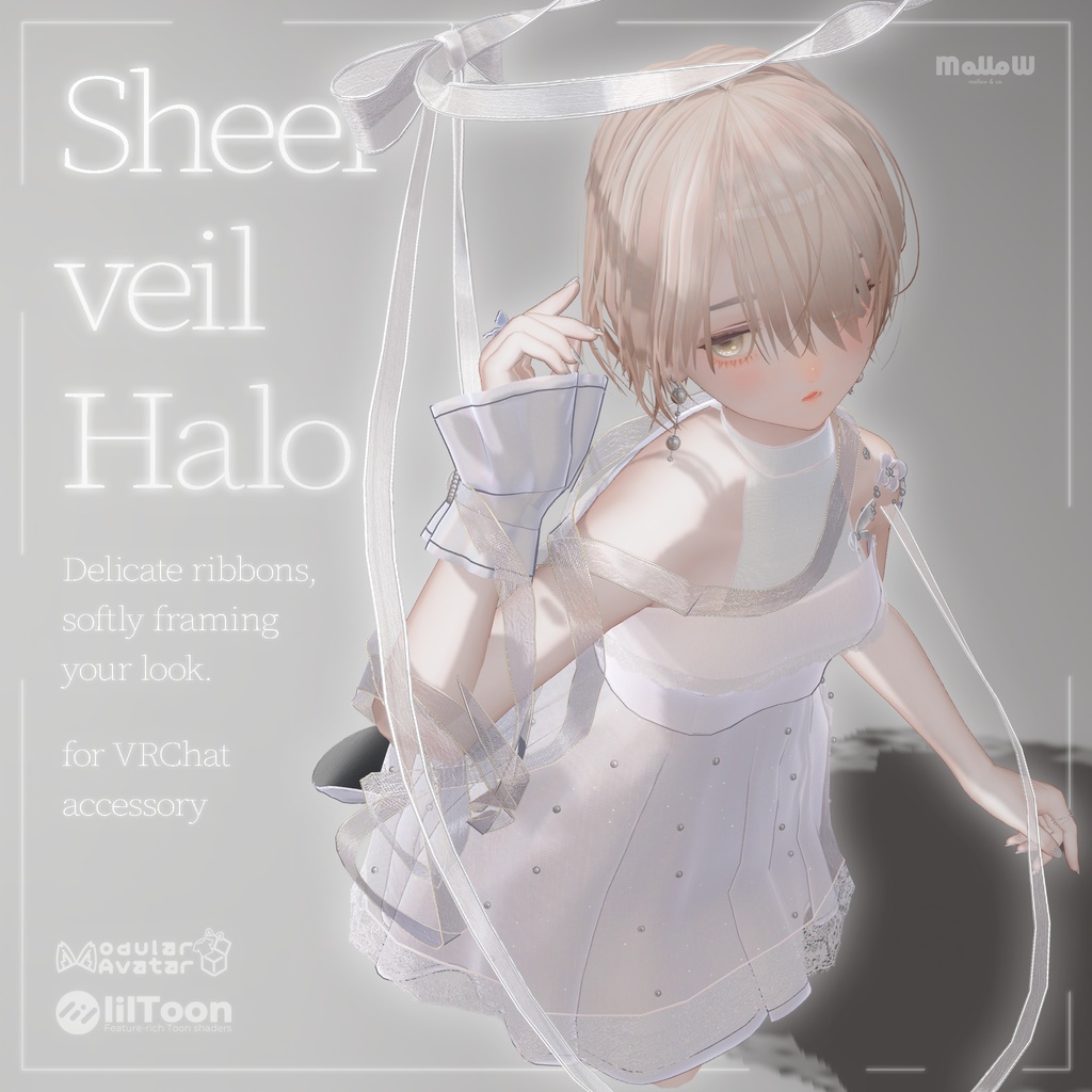 ⊹ ࣪ ˖ Sheer Veil Halo ⊹ ࣪ ˖