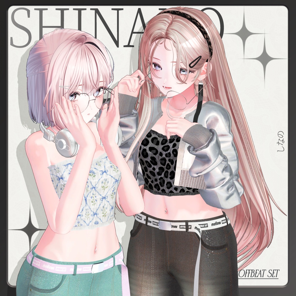 発売記念SALE!🎧OFFBEAT SET⭑.ᐟ【複数アバター対応衣装】