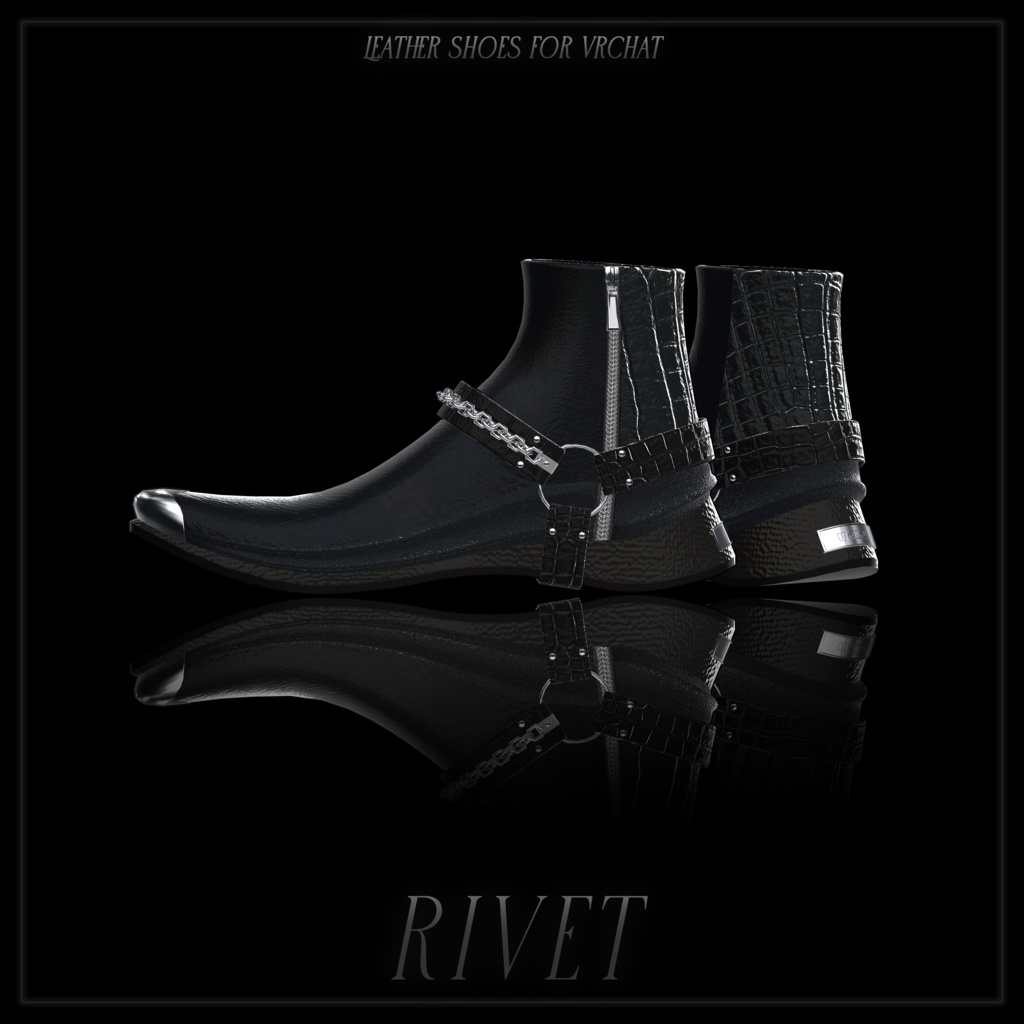 『 Rivet 』7アバター対応【VRChat用靴】