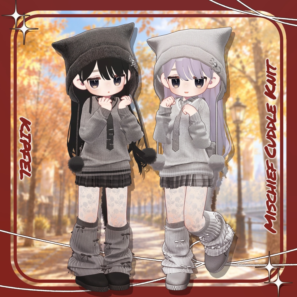 【発売記念SALE】🍂Mischief Cuddle Knit🍂【14アバター対応衣装】