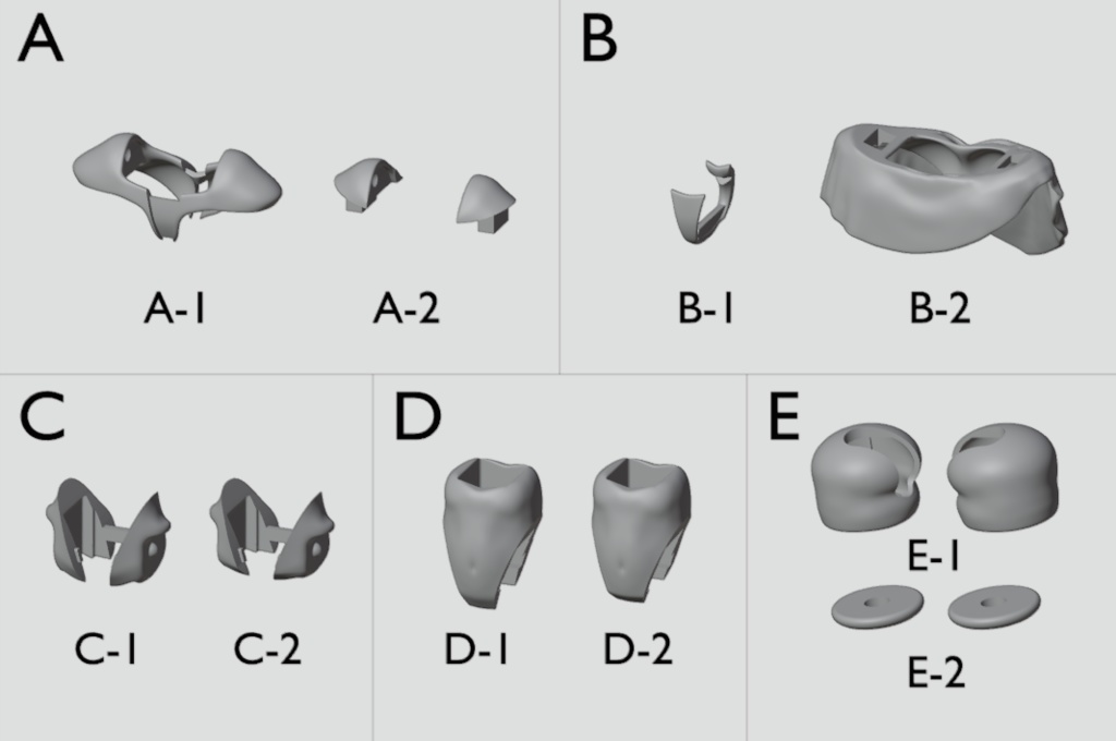 TB-012 メガミブレスト block2 swim-style 拡張用ボトムス