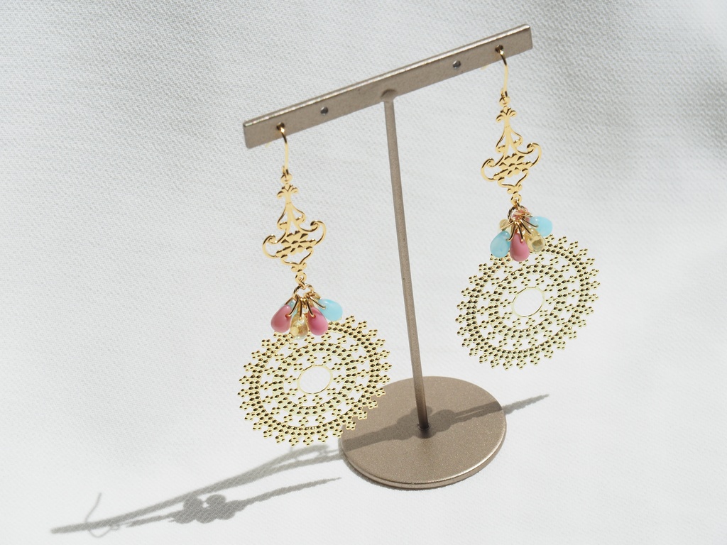 ジナコ=カリギリ(ガネーシャ)イメージイヤリング・ピアス