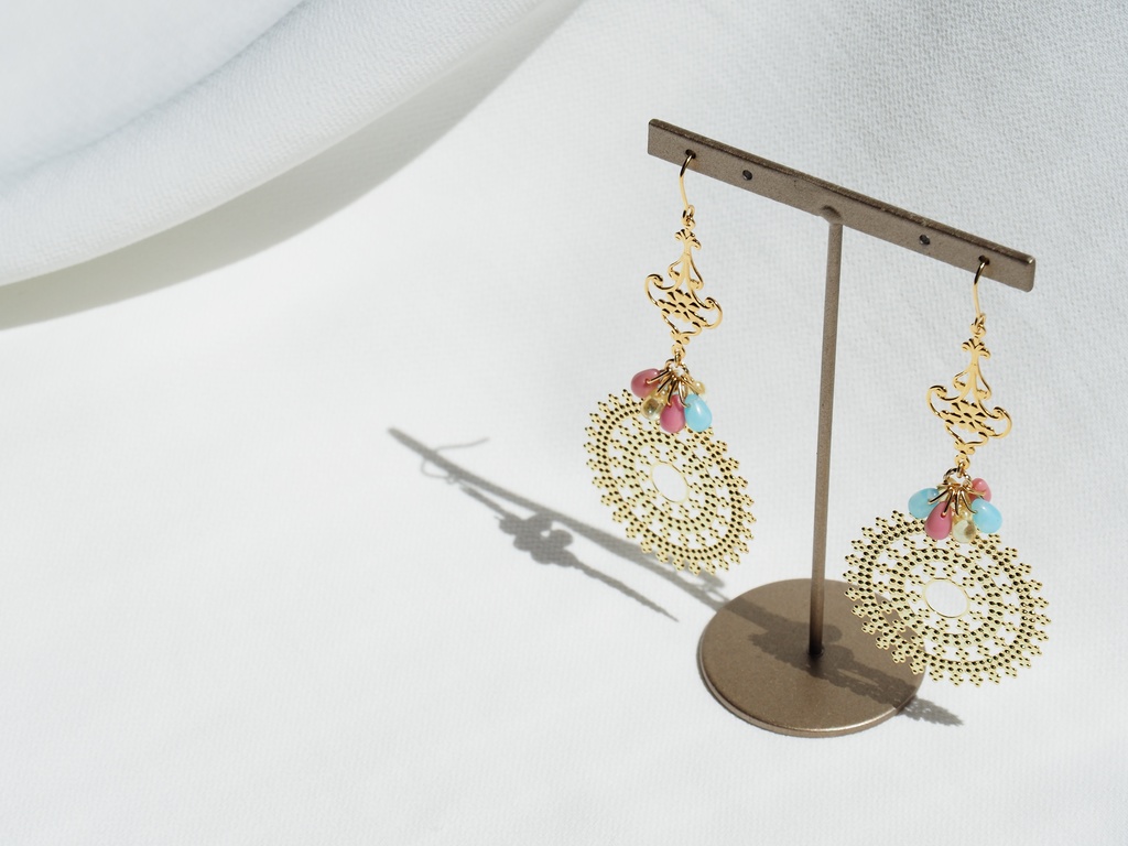 ジナコ=カリギリ(ガネーシャ)イメージイヤリング・ピアス