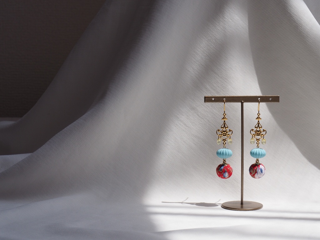 ジナコ=カリギリ(ガネーシャ)イメージイヤリング・ピアス