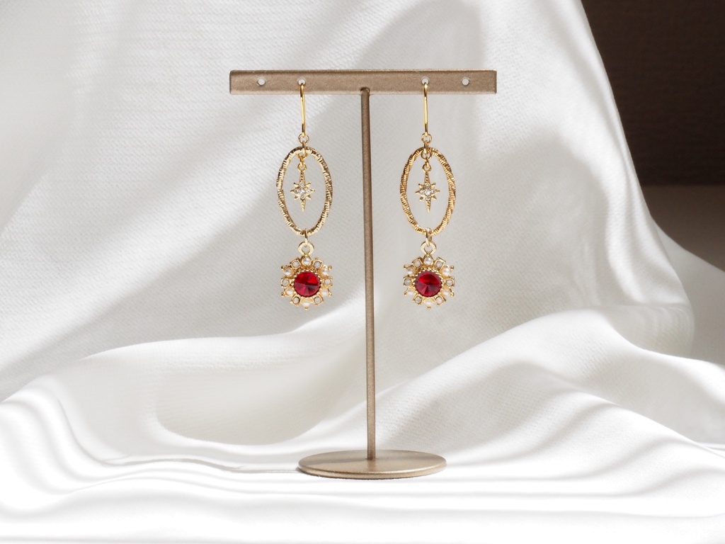 Vintage イヤリング・ピアス -Lt.Siam-