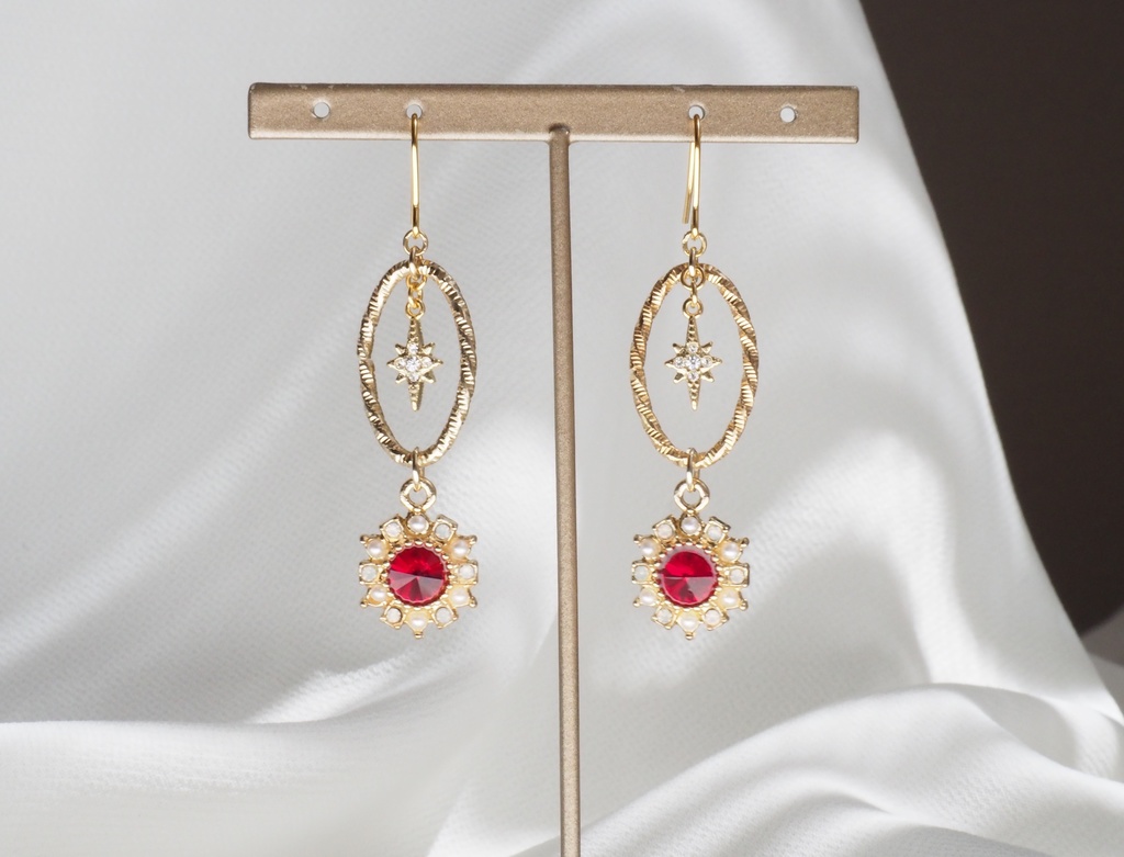 Vintage イヤリング・ピアス -Lt.Siam-