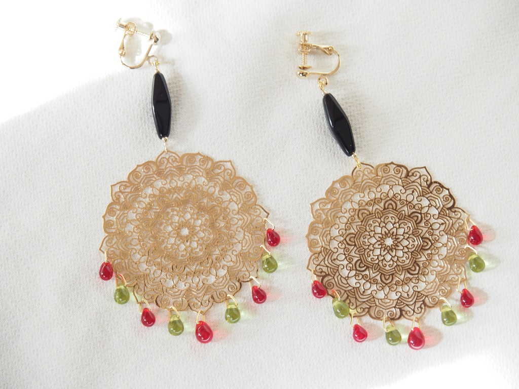 蘆屋道満イメージイヤリング・ピアス