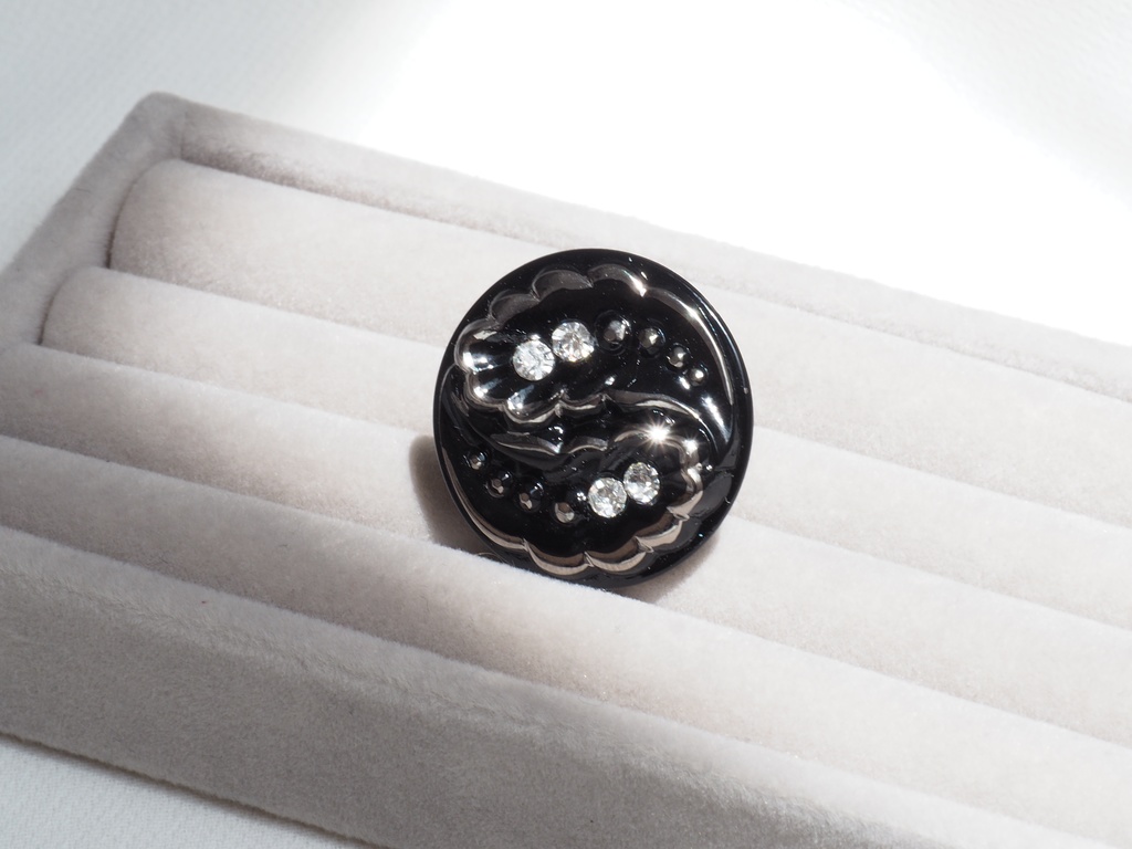 Czech Glass ring -No.12-