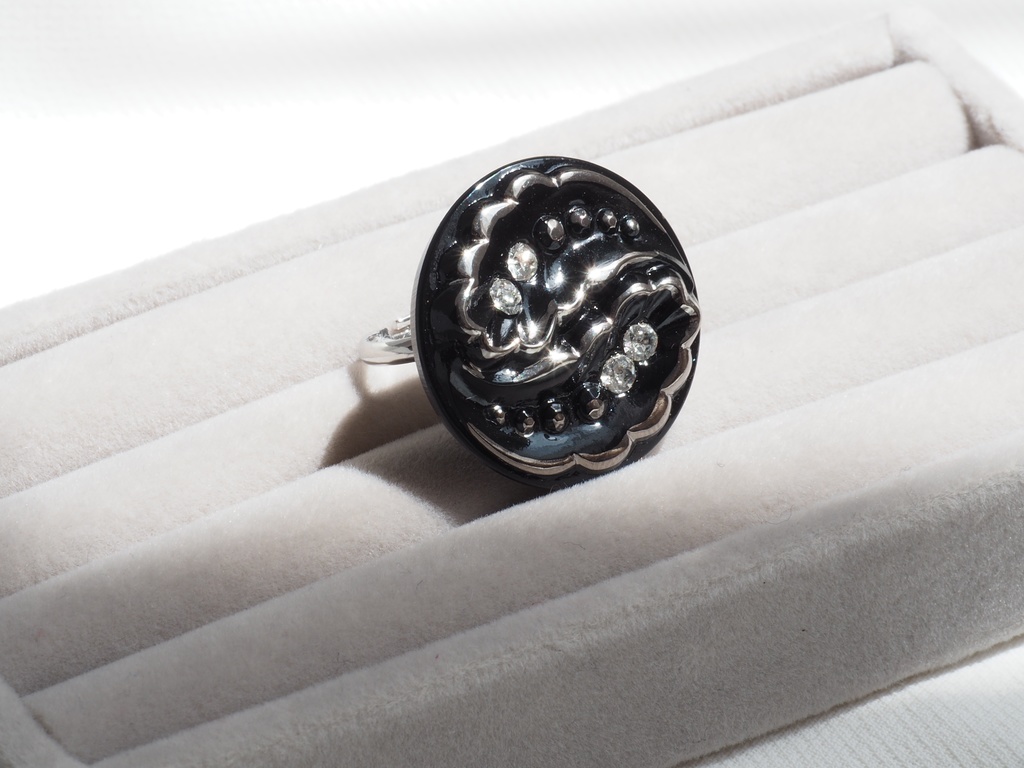 Czech Glass ring -No.12-