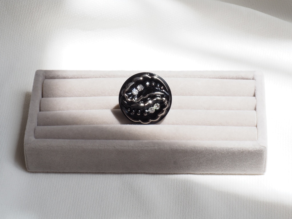 Czech Glass ring -No.12-