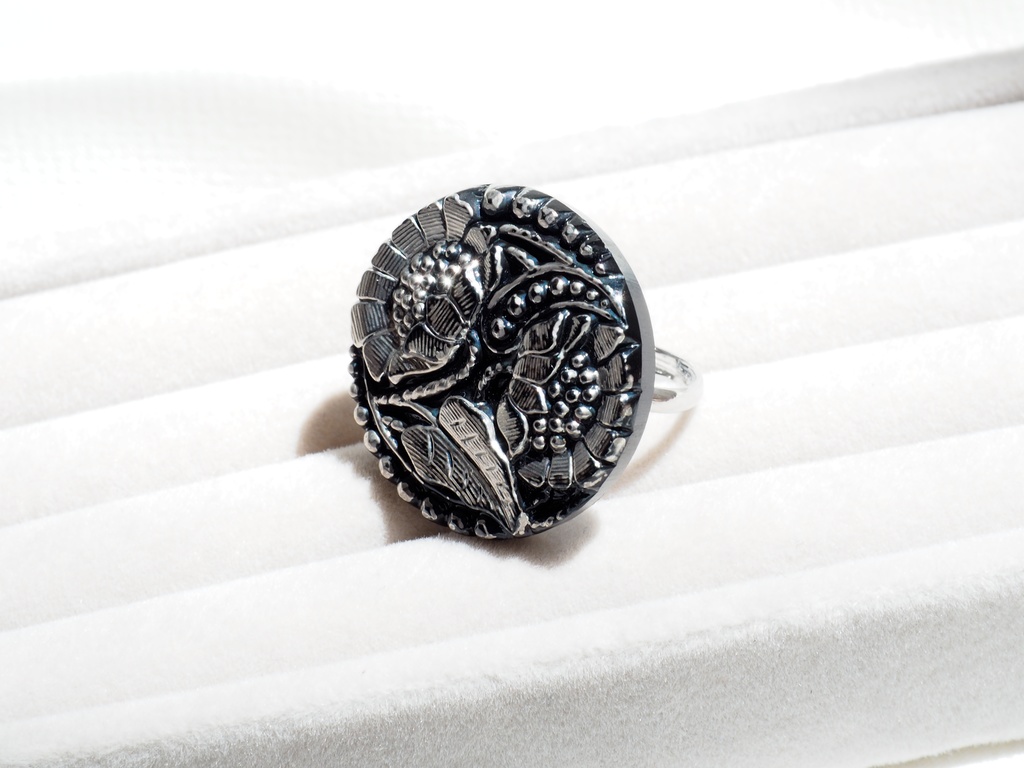 Czech Glass ring -No.14-