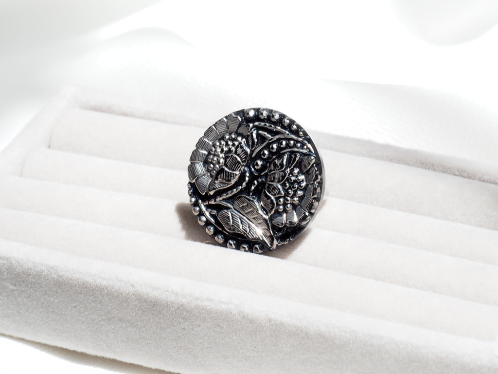 Czech Glass ring -No.14-