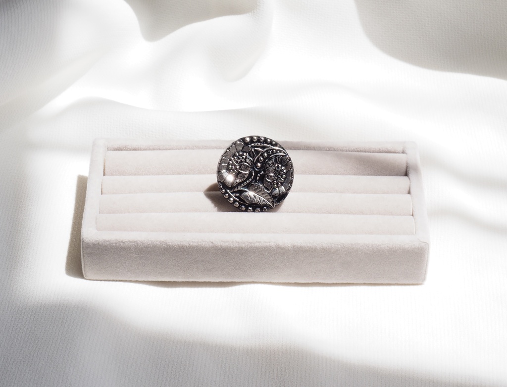 Czech Glass ring -No.14-