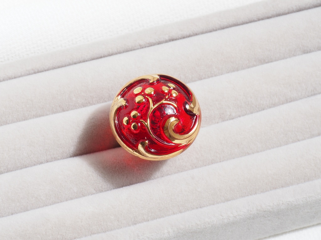 Czech Glass ring -No.3-