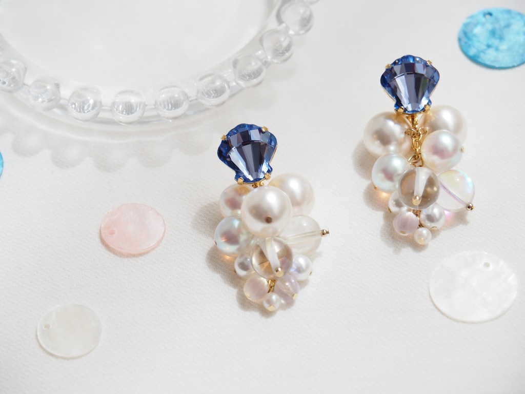 See bubbles  イヤリング・ピアス