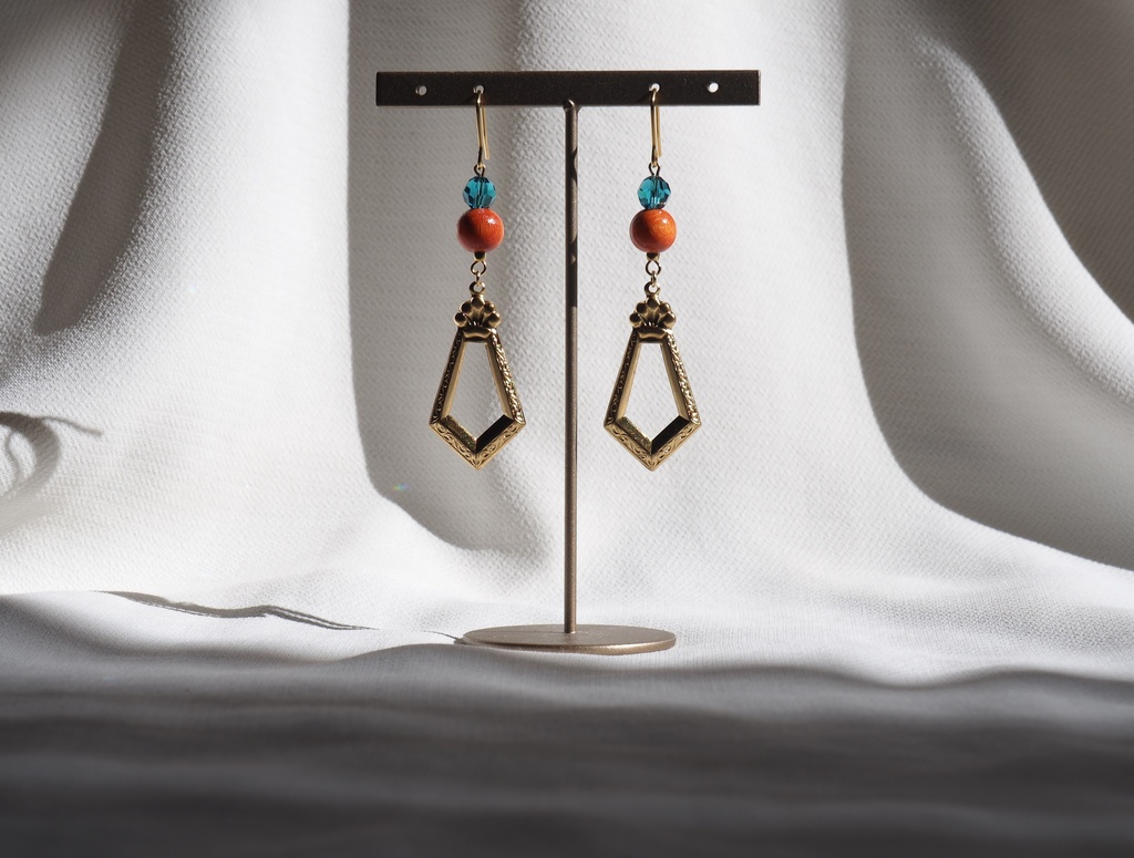 アショカ王イメージイヤリング・ピアス