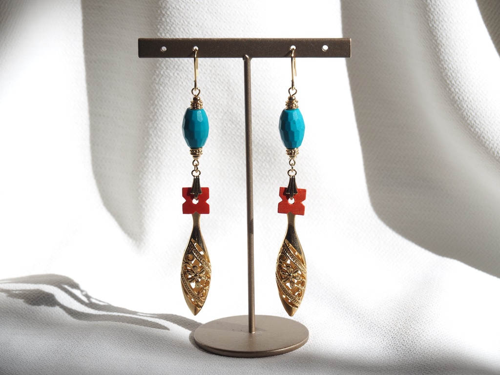 アショカ王イメージイヤリング・ピアス