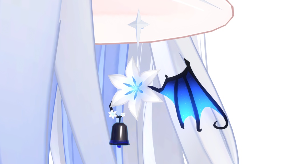 EL_Earring Crystal/Flower 【エルシオン対応】