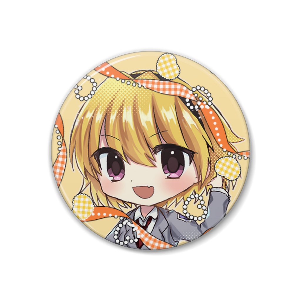 沙都子缶バッジ