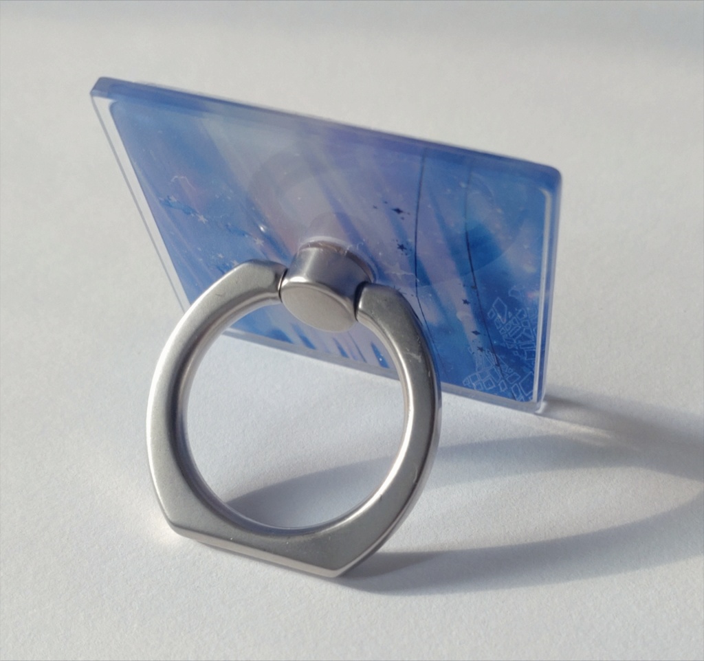 星飾りの町・月の砂浜 スマホリング